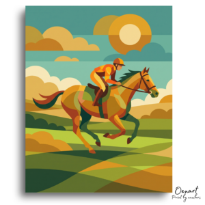 Galloping Through Golden Fields - Paint by Numbers Kit