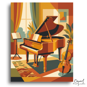 Melodic Room Decor - Paint by Numbers Kit