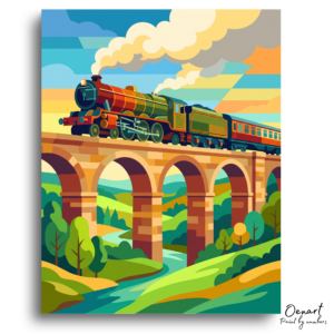 Scenic Train Journey - Paint by Numbers Kit